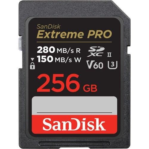 Extreme Pro 256GB UHS-II V60 SDXC Hafıza Kartı