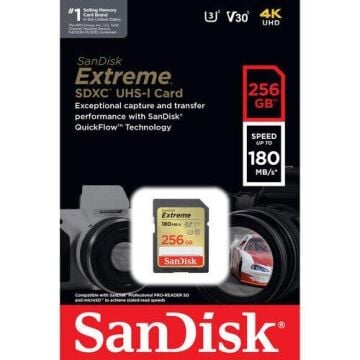 Extreme 256GB UHS-I V30 SDXC  Hafıza Kartı