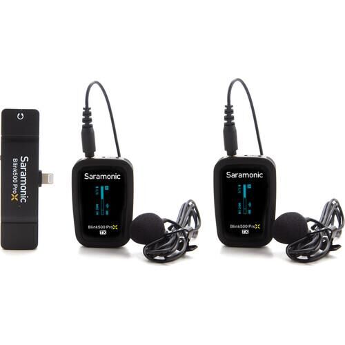 Blink 500 Pro X B4 (Tx+Tx+Rx) Apple Cihazlar için Kablosuz Yaka Mikrofon Sistemi
