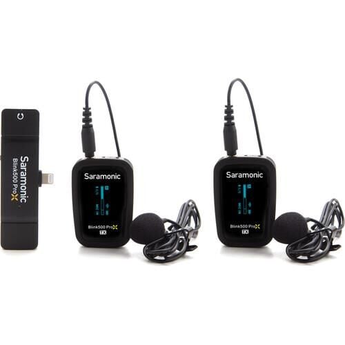 Blink 500 Pro X B4 (Tx+Tx+Rx) Apple Cihazlar için Kablosuz Yaka Mikrofon Sistemi