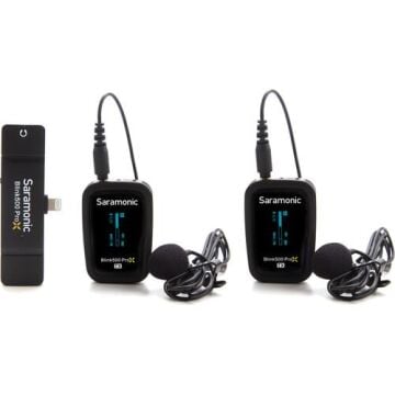 Blink 500 Pro X B4 (Tx+Tx+Rx) Apple Cihazlar için Kablosuz Yaka Mikrofon Sistemi