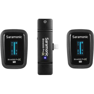 Blink 500 Pro X B4 (Tx+Tx+Rx) Apple Cihazlar için Kablosuz Yaka Mikrofon Sistemi