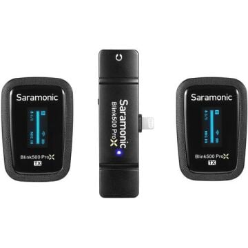 Blink 500 Pro X B4 (Tx+Tx+Rx) Apple Cihazlar için Kablosuz Yaka Mikrofon Sistemi