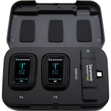 Blink 500 Pro X B4 (Tx+Tx+Rx) Apple Cihazlar için Kablosuz Yaka Mikrofon Sistemi