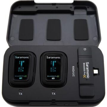 Blink 500 Pro X B4 (Tx+Tx+Rx) Apple Cihazlar için Kablosuz Yaka Mikrofon Sistemi