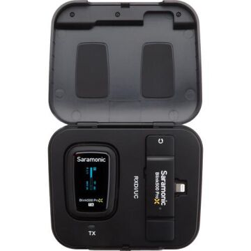 Blink 500 Pro X B3 (Tx+Rx) Apple Cihazlar için Tek Konuşmacılı Kablosuz Yaka Mikrofonu Sistemi