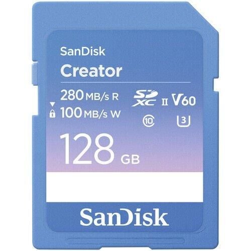 Creator 128GB UHS-II V60 SDXC Hafıza Kartı