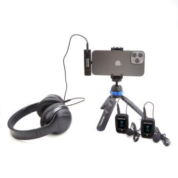 Blink 500 Pro X B6 (Tx+Tx+Rx) Type-C için Kablosuz Yaka Mikrofonu Sistemi