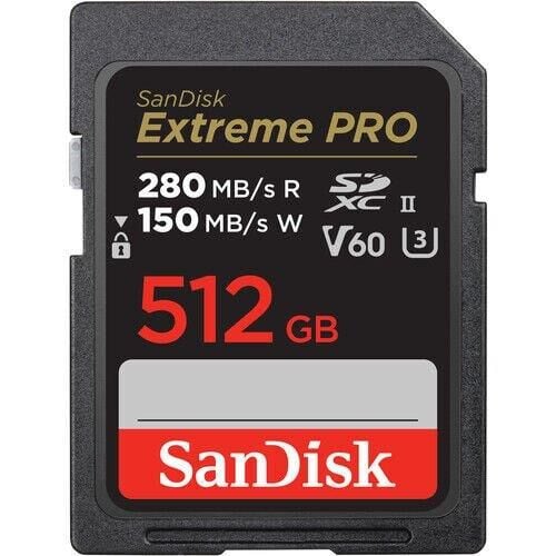 Extreme Pro 512GB UHS-II V60 SDXC Hafıza Kartı