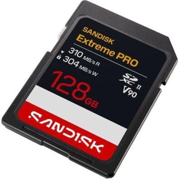 Extreme Pro 128GB UHS-II V90 SDXC Hafıza Kartı