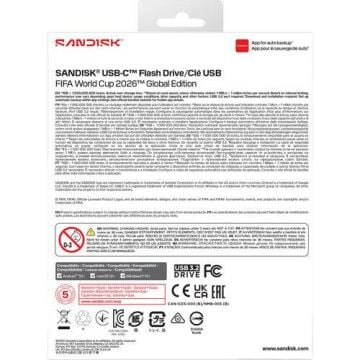 World Cup 2026 Global Edition 128GB USB-C 3.2 Gen 1 Flaş Bellek (SDCZIA-128G-G46)