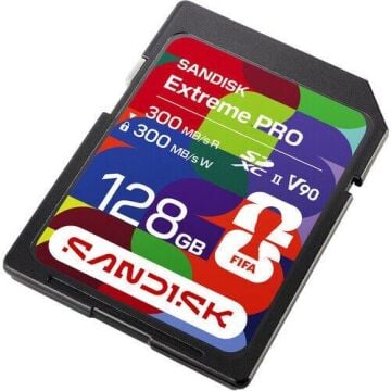 World Cup 2026 Edition 128GB Extreme Pro UHS-II V90 SDXC Hafıza Kartı (SDSDXDM-128G-GN4IH )