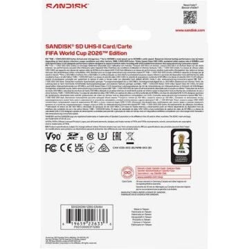 World Cup 2026 Edition 128GB Extreme Pro UHS-II V90 SDXC Hafıza Kartı (SDSDXDM-128G-GN4IH )