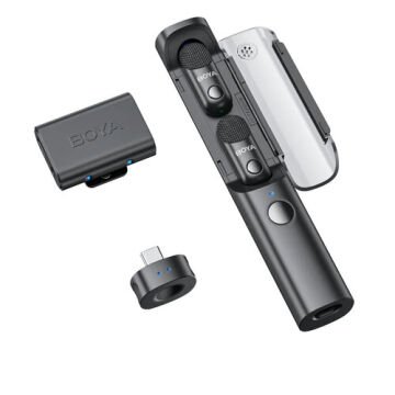 Magic Yapay Zeka Destekli Dönüştürülebilir Mini 2 Kişilik Kablosuz Mikrofon Sistemi(SKU02)