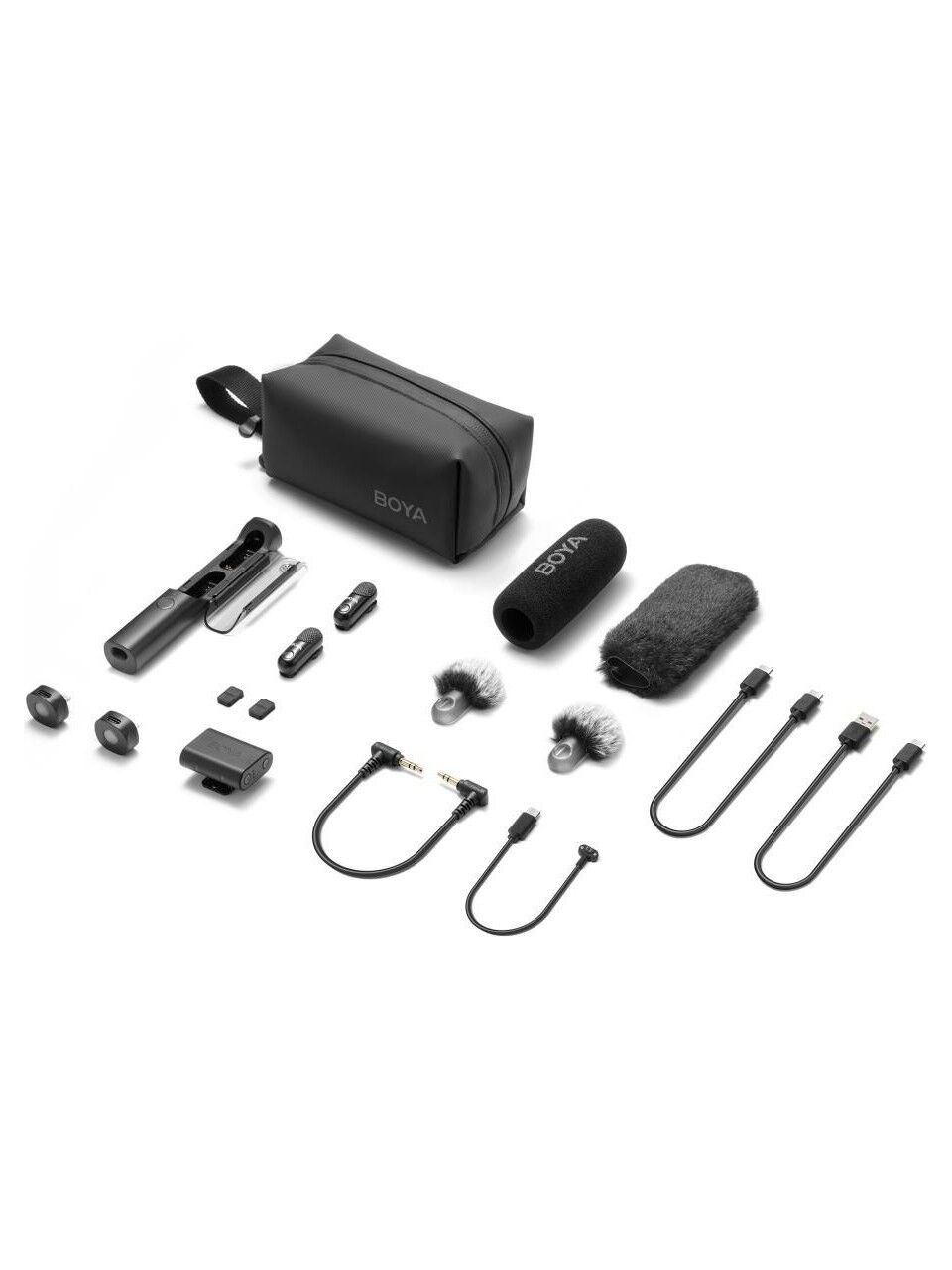 Magic Yapay Zeka Destekli Dönüştürülebilir Mini 2 Kişilik Kablosuz Mikrofon Sistemi(SKU02)