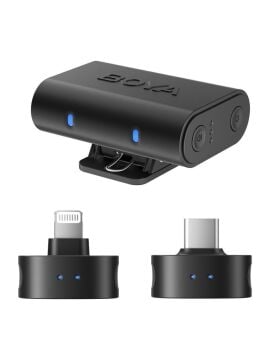 Magic Yapay Zeka Destekli Dönüştürülebilir Mini 2 Kişilik Kablosuz Mikrofon Sistemi(SKU02)