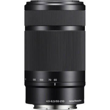 E 55-210mm F/4.5-6.3 OSS Lens (Siyah/Sony E-Mount)