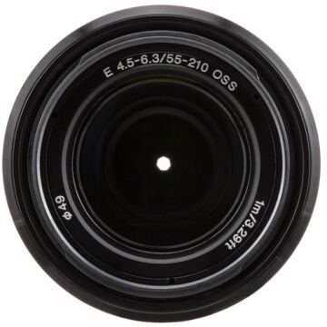 E 55-210mm F/4.5-6.3 OSS Lens (Siyah/Sony E-Mount)