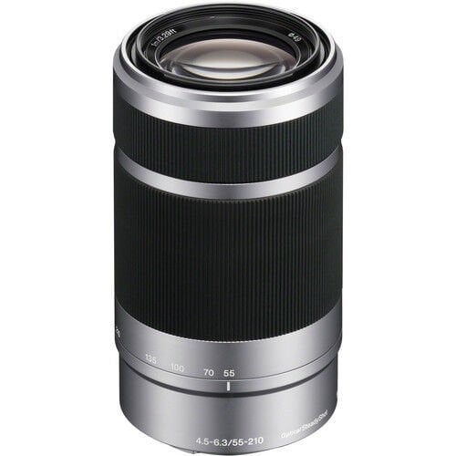 E 55-210mm F/4.5-6.3 OSS Lens (Gümüş/Sony E-Mount)