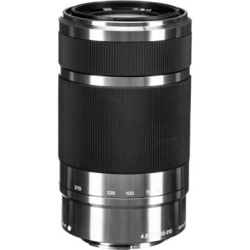 E 55-210mm F/4.5-6.3 OSS Lens (Gümüş/Sony E-Mount)