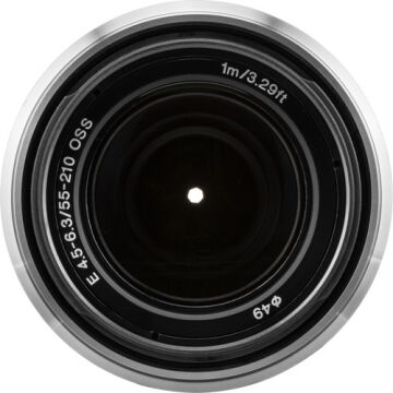 E 55-210mm F/4.5-6.3 OSS Lens (Gümüş/Sony E-Mount)