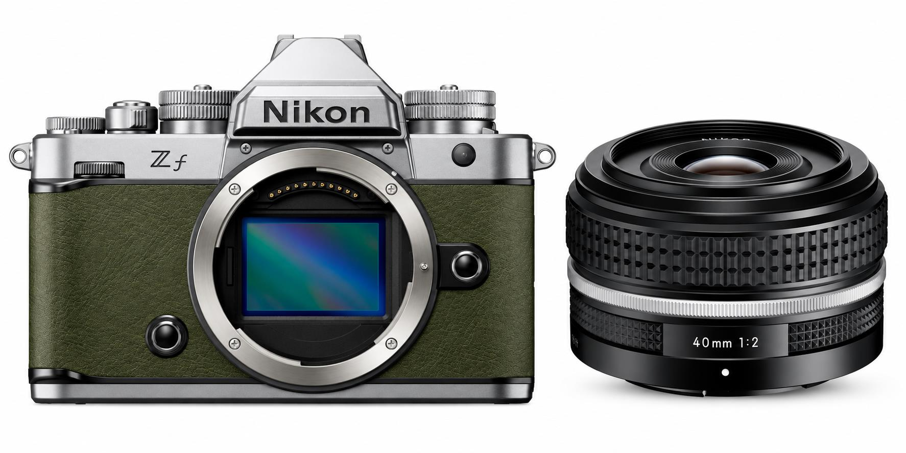Zf Body + Nikkor Z 40mm F/2 SE Lens Kit (Gümüş ve Yosun Yeşili)