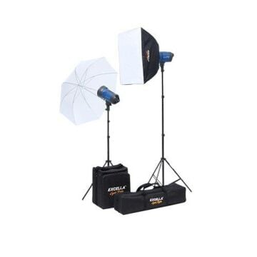 Cario İkili 350W Profesyonel Paraflaş Seti