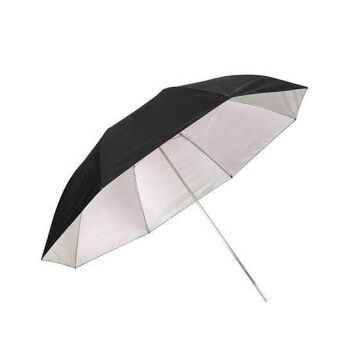 165cm Derin Siyah/Gümüş Şemsiye