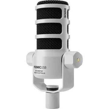 PodMic USB Kardioid Dinamik Mikrofon (Beyaz)