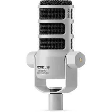 PodMic USB Kardioid Dinamik Mikrofon (Beyaz)