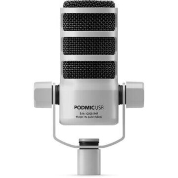 PodMic USB Kardioid Dinamik Mikrofon (Beyaz)