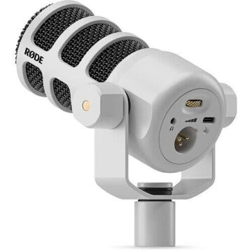 PodMic USB Kardioid Dinamik Mikrofon (Beyaz)