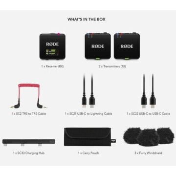Wireless Go Gen 3 2 Kişilik Kablosuz Yaka Mikrofonu