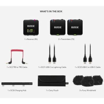 Wireless Go Gen 3 2 Kişilik Kablosuz Yaka Mikrofonu
