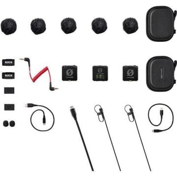 Wireless Pro 2 Kişilik Kablosuz Yaka Mikrofonu
