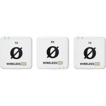 Wireless ME 2 Kişilik Kablosuz Yaka Mikrofonu (Beyaz)