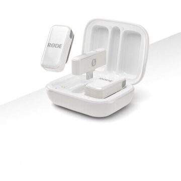 Wireless Micro USB-C 2 Kişilik Kablosuz Yaka Mikrofonu (Beyaz)