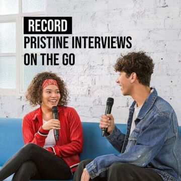 Interview Pro Kablosuz Kondenser Mikrofon