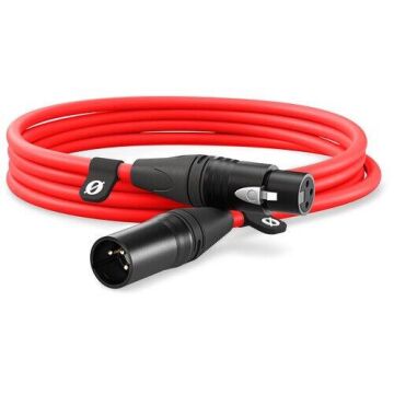 XLR-3 3 mt. XLR Kablo (Kırmızı)