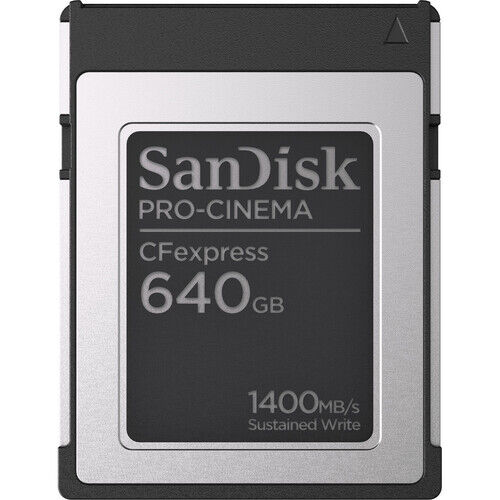 640GB Pro-Cinema 1400 mb/s CF Express Type B Hafıza Kartı