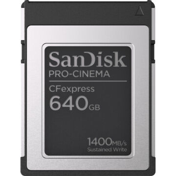 640GB Pro-Cinema 1400 mb/s CF Express Type B Hafıza Kartı