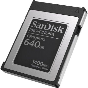 640GB Pro-Cinema 1400 mb/s CF Express Type B Hafıza Kartı