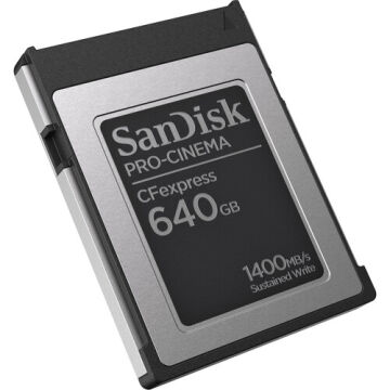 640GB Pro-Cinema 1400 mb/s CF Express Type B Hafıza Kartı