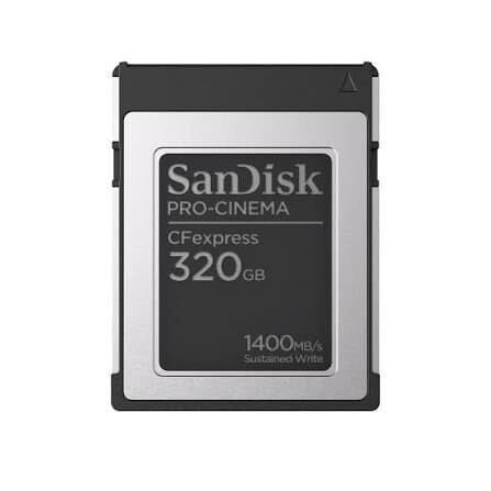 320GB Pro-Cinema 1400 mb/s CF Express Type B Hafıza Kartı