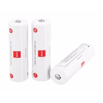 3’lü 18650 Şarj Edilebilir Batarya Seti