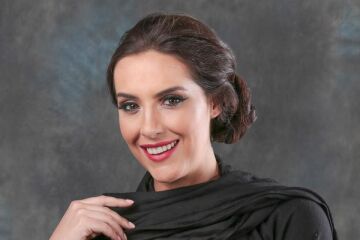 150x180 cm Gri/Lacivert Renkli Taşınabilir Fon (56WU)