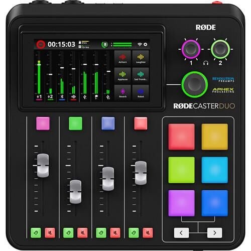 RodeCaster Duo Podcast Mikser