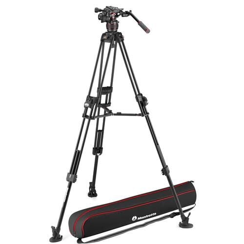 MVK608TWINFA Nitrotech 608 & 645 Alu Twin FTT Video Tripod Kit