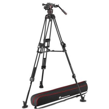 MVK608TWINFA Nitrotech 608 & 645 Alu Twin FTT Video Tripod Kit
