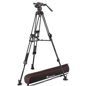 MVK608TWINFA Nitrotech 608 & 645 Alu Twin FTT Video Tripod Kit